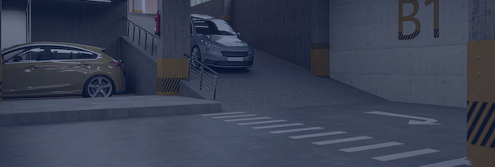 Couverture cellulaire pour stationnement souterrain et garage 